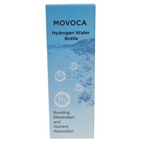 MOVOCA New In Box Hydrogen Water Bottle, 3Min 2200PPB Rapid Hydrogen Water